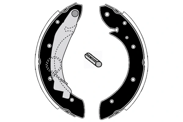 Jeu de mâchoires de frein RAICAM RA27330