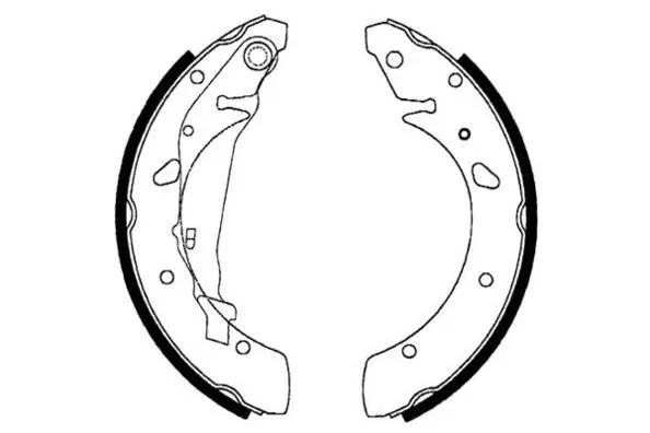 Jeu de mâchoires de frein E.T.F. 09-0611