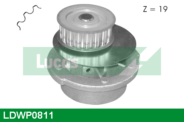 Pompe à eau, refroidissement du moteur LUCAS LDWP0811
