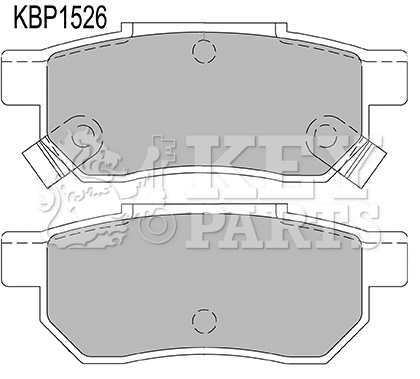 Kit de plaquettes de frein, frein à disque KEY PARTS KBP1526