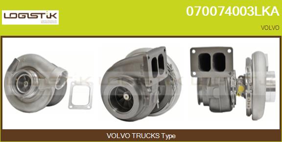 Turbocompresseur, suralimentation LGK 070074003LKA