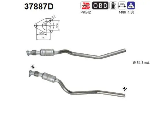Catalyseur AS 37887D