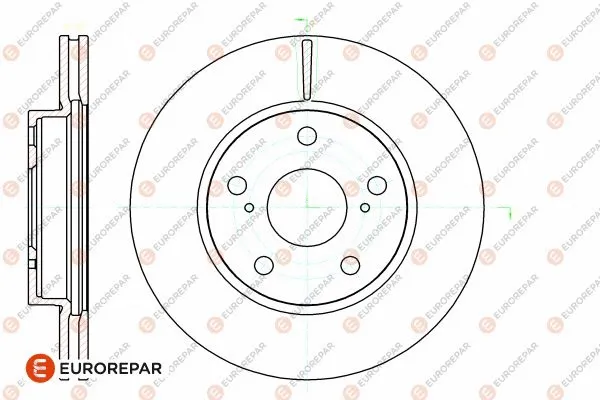 Disque de frein EUROREPAR 1642778780
