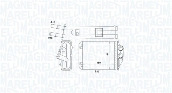 Système de chauffage MAGNETI MARELLI 350218491000