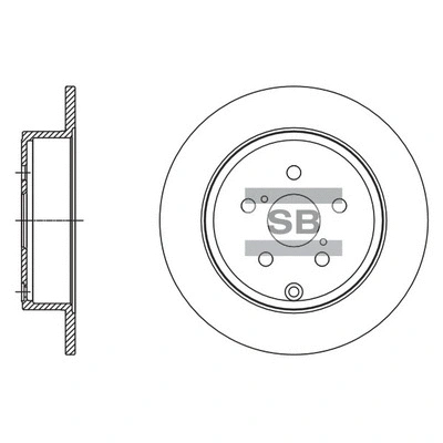 Disque de frein Hi-Q SD4083