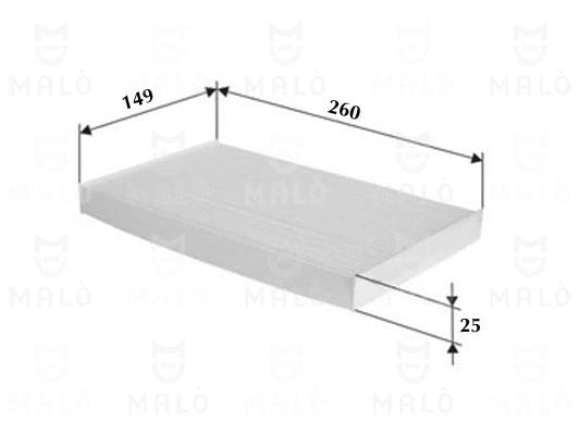 Filtre, air de l'habitacle AKRON-MALÒ 1532081