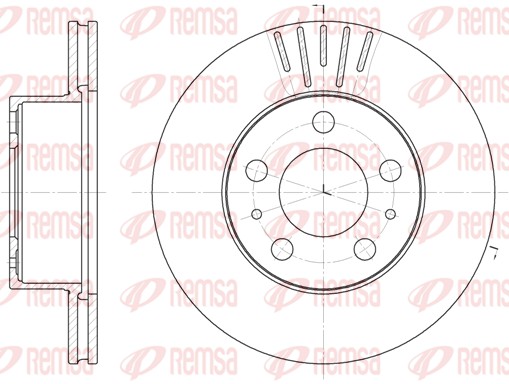 Disque de frein REMSA 6409.10