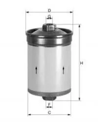 Filtre à carburant UNIFLUX FILTERS XB222