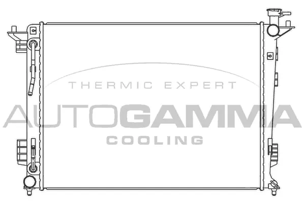 Radiateur, refroidissement du moteur AUTOGAMMA 105795