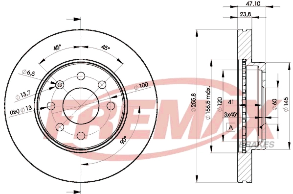 Disque de frein FREMAX BD-2559
