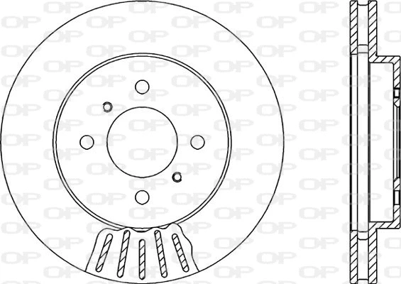 Disque de frein OPEN PARTS BDR2123.20