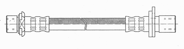 Flexible de frein CEF 511673