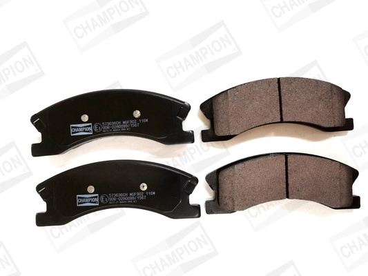 Kit de plaquettes de frein, frein à disque CHAMPION 573636CH