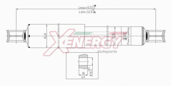 Amortisseur AP XENERGY X240443