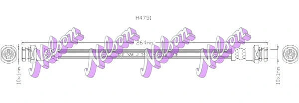 Flexible de frein KAWE H4751