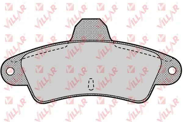Kit de plaquettes de frein, frein à disque VILLAR 626.0870