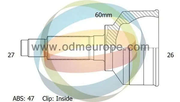 Jeu de joints, arbre de transmission 4X4 ESTANFI EST-12-080652