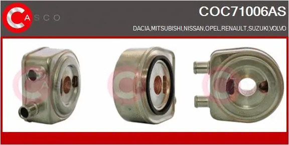 Radiateur d'huile CASCO COC71006AS