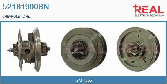Groupe carter, turbocompresseur REAL 52181900BN