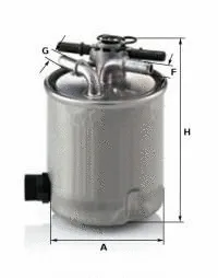 Filtre à carburant UNIFLUX FILTERS XN333S