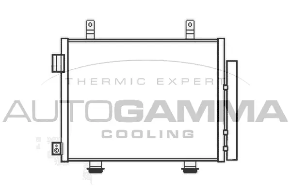 Condenseur, climatisation AUTOGAMMA 105973