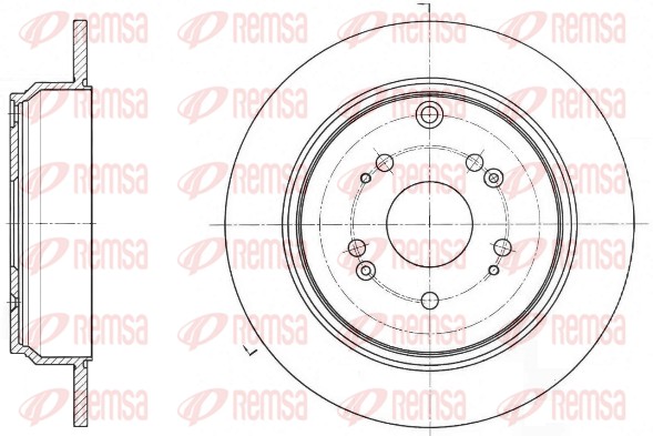 Disque de frein REMSA 61647.00
