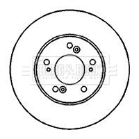 Disque de frein BORG & BECK BBD4090