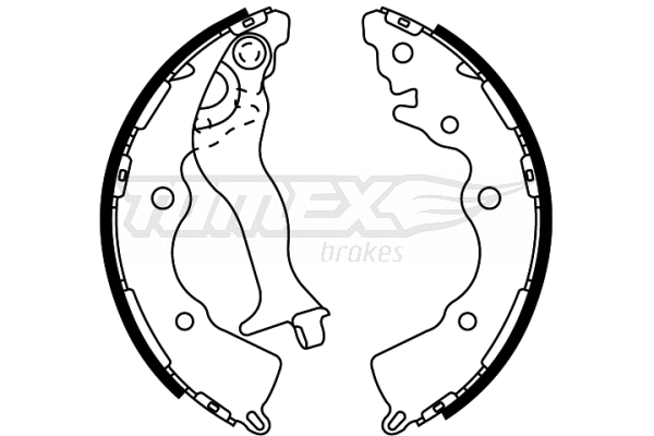 Jeu de mâchoires de frein TOMEX Brakes TX 22-35
