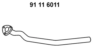 Tuyau d'échappement EBERSPÄCHER 91 11 6011