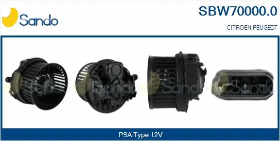Pulseur d'air habitacle SANDO SBW70000.0