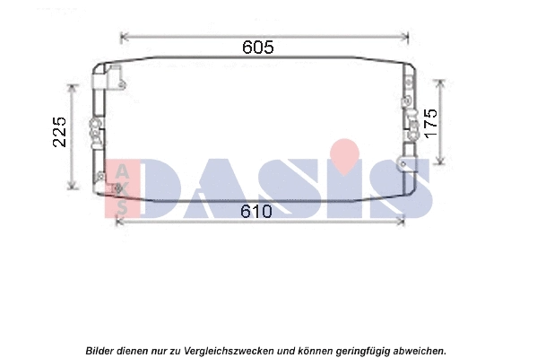 Condenseur, climatisation AKS DASIS 212077N
