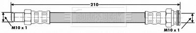 Flexible de frein BORG & BECK BBH6131