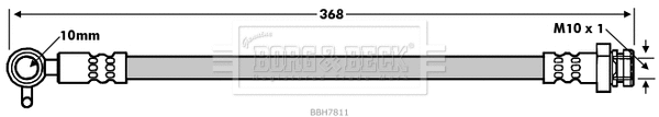 Flexible de frein BORG & BECK BBH7811
