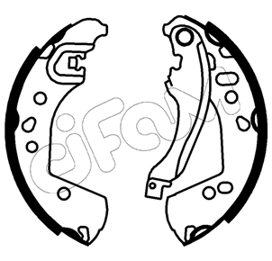 Jeu de mâchoires de frein CIFAM 153-766