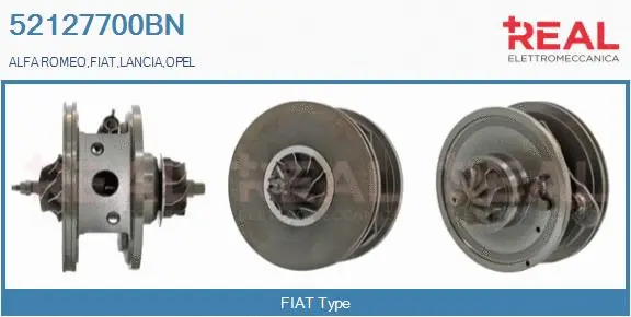 Groupe carter, turbocompresseur REAL 52127700BN