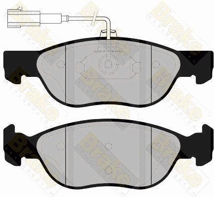 Kit de plaquettes de frein, frein à disque Brake ENGINEERING PA1156