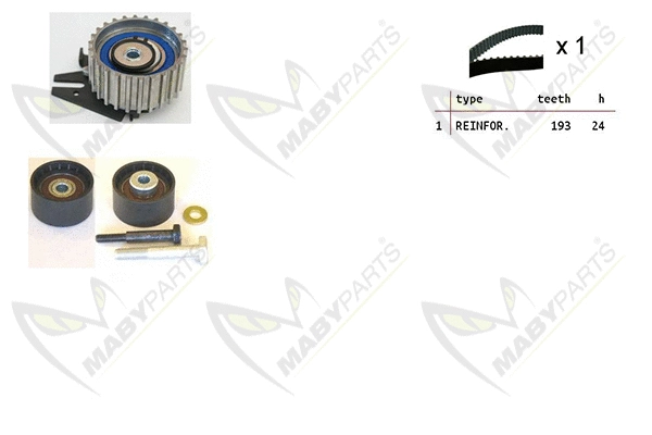 Kit de courroie crantée MABYPARTS OBK010096