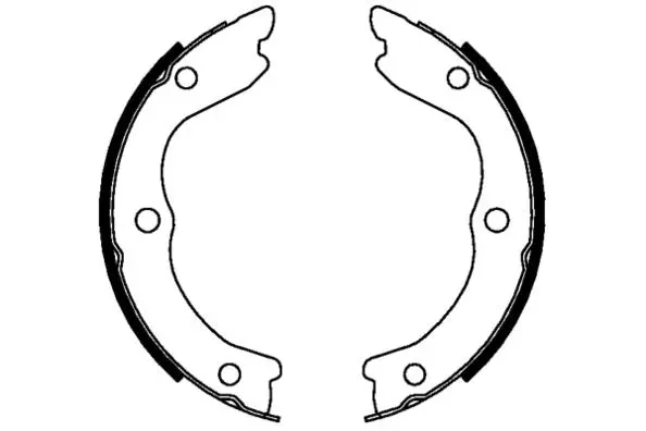 Jeu de mâchoires de frein E.T.F. 09-0667