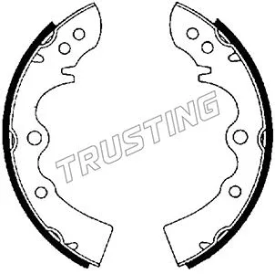 Jeu de mâchoires de frein TRUSTING 049.105