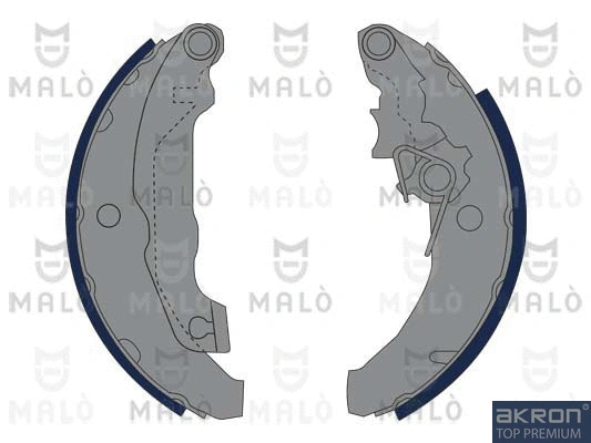 Jeu de mâchoires de frein AKRON-MALÒ 1390094