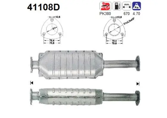 Catalyseur AS 41108D