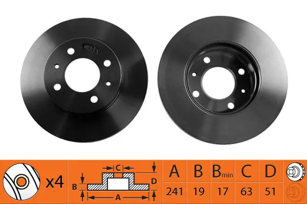 Disque de frein SB BR11115T