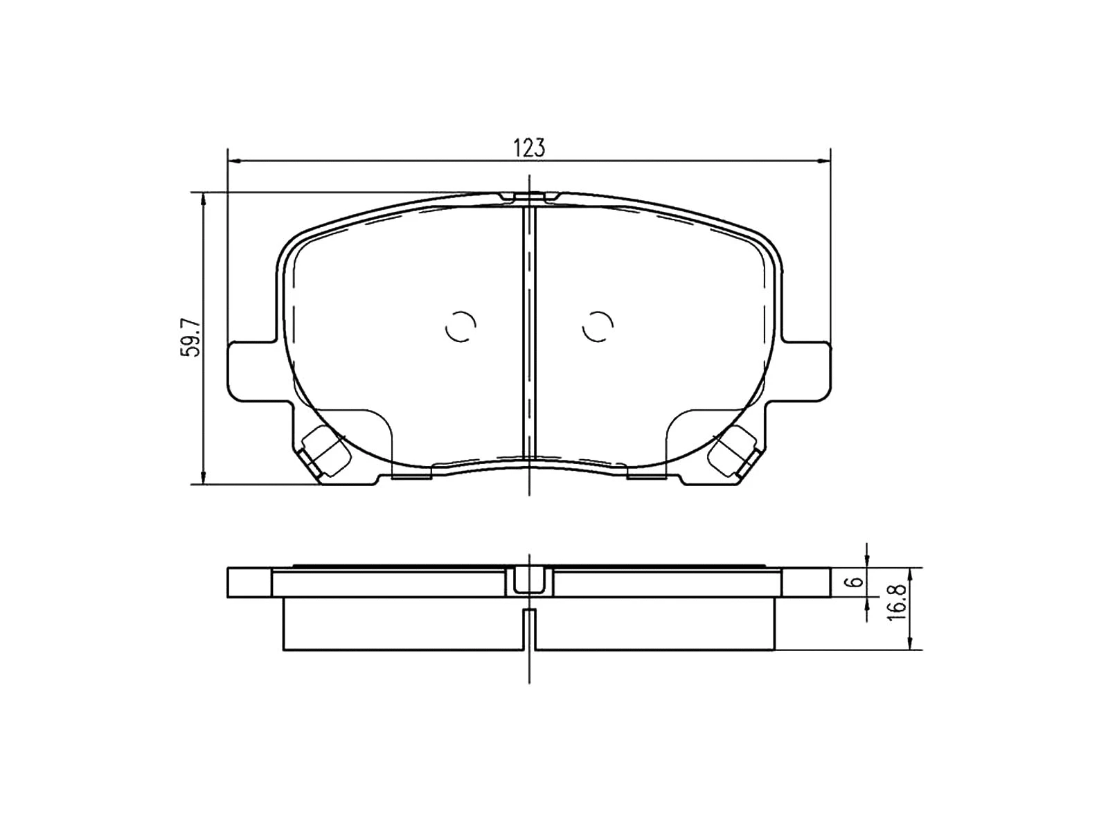 Kit de plaquettes de frein, frein à disque A.Z. Meisterteile AZMT-44-022-1136