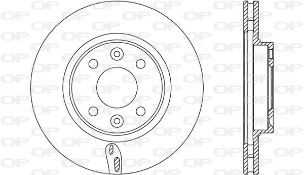 Disque de frein OPEN PARTS BDA2717.20