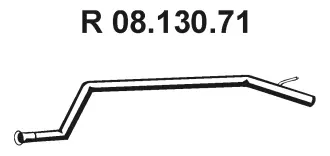 Tuyau d'échappement EBERSPÄCHER 08.130.71