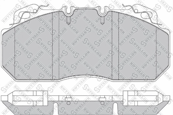 Kit de plaquettes de frein, frein à disque STELLOX 85-11417-SX