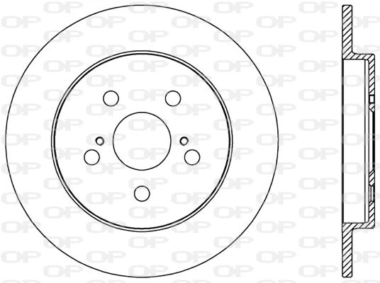 Disque de frein OPEN PARTS BDA2524.10
