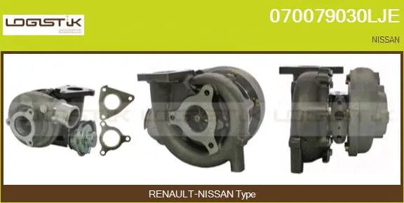 Turbocompresseur, suralimentation LGK 070079030LJE