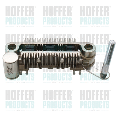 Pont de diodes, alternateur HOFFER 52112