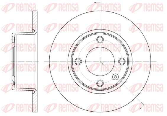 Disque de frein REMSA 6433.00